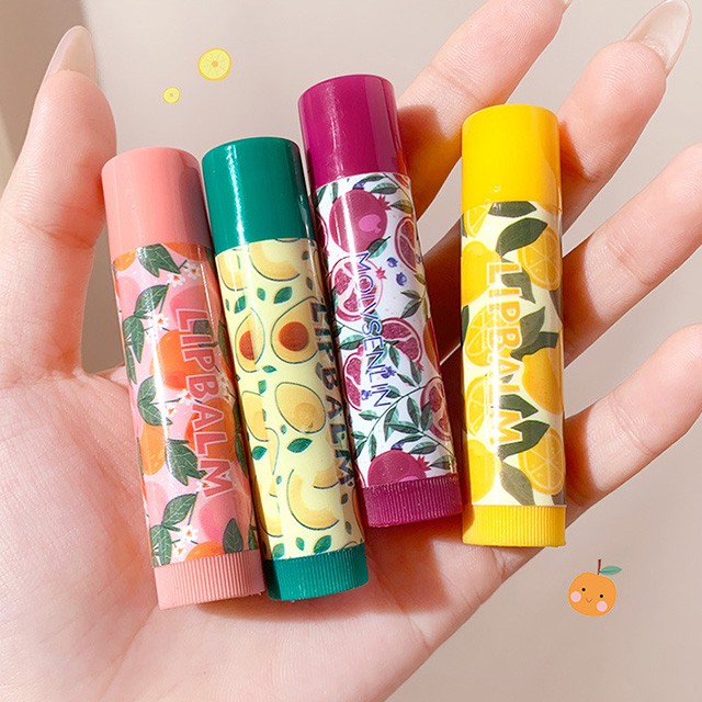 Son Dưỡng Môi Hoa Quả Molvsenlin Lip Balm 3.2g