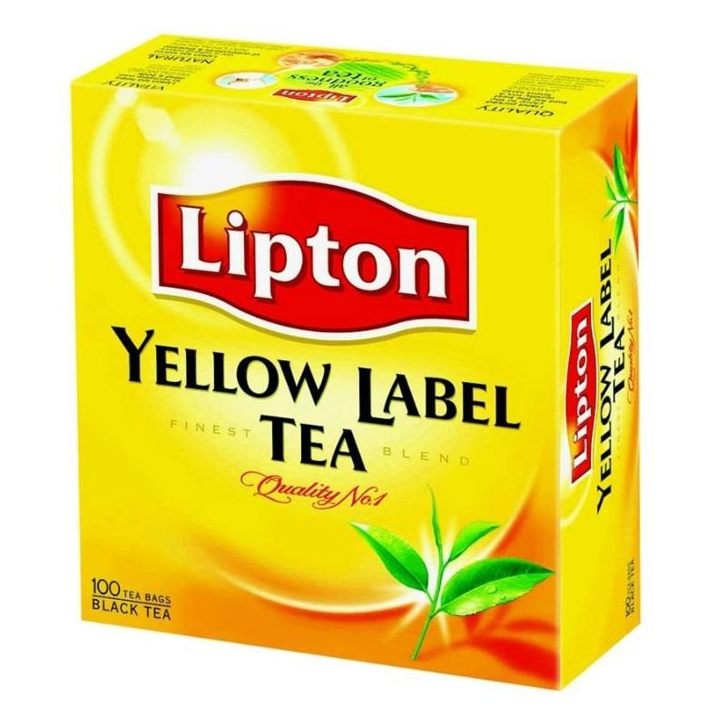 Trà Túi Lọc Lipton Nhãn Vàng 100 Gói Nhỏ