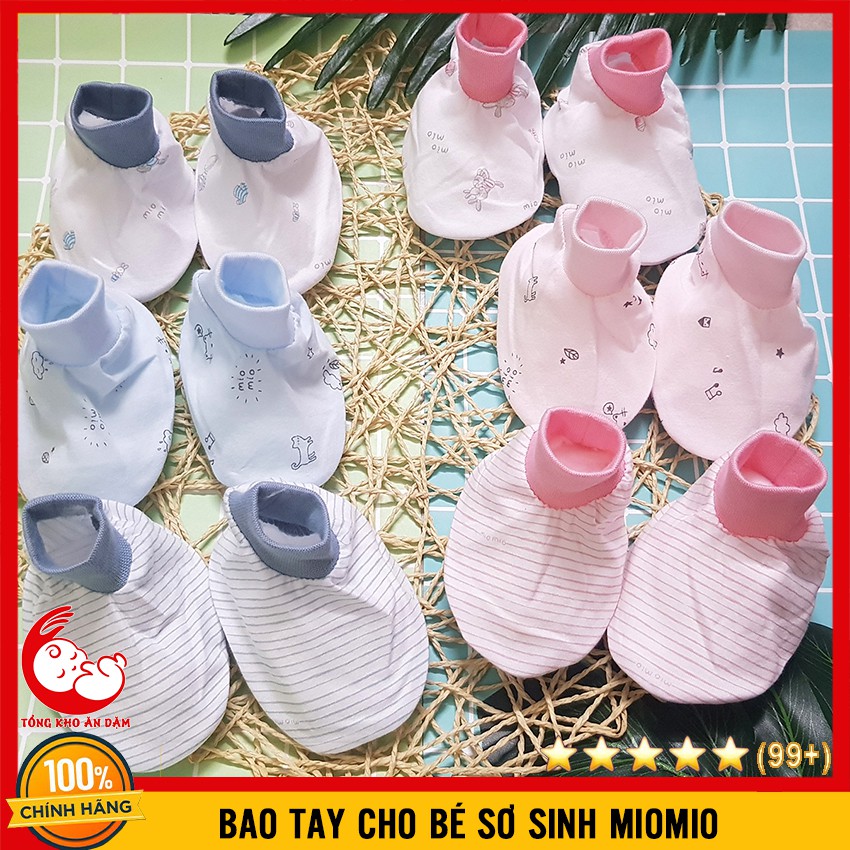 [Mã SKAMLTSM9 giảm 10% đơn 99K] Bao Chân Sơ Sinh Mio, Vớ Chân Cho Bé MioMio - BTT00134