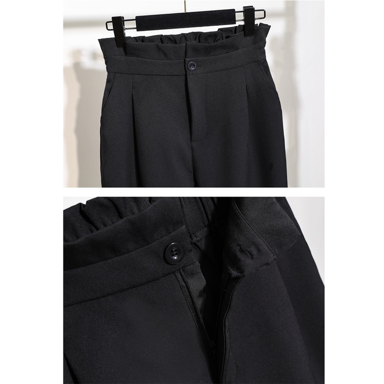 Quần tây nữ lưng cao công sở cạp bèo DOLOXI Hàn Quốc cao cấp  Q356