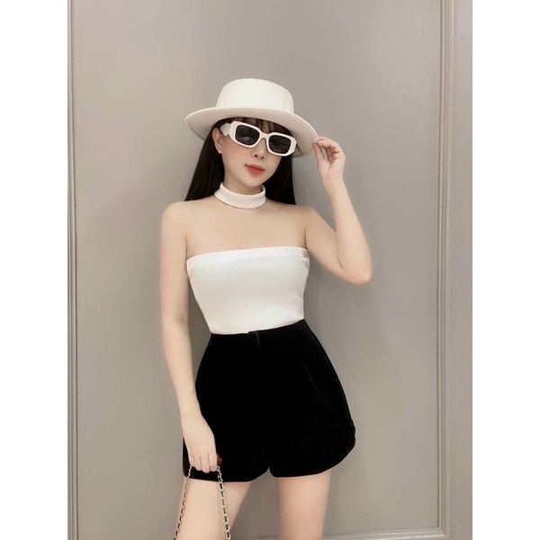 ÁO QUÂY TĂM KÈM VÒNG CỔ ĐÍNH KHUY NGỌC MS90199