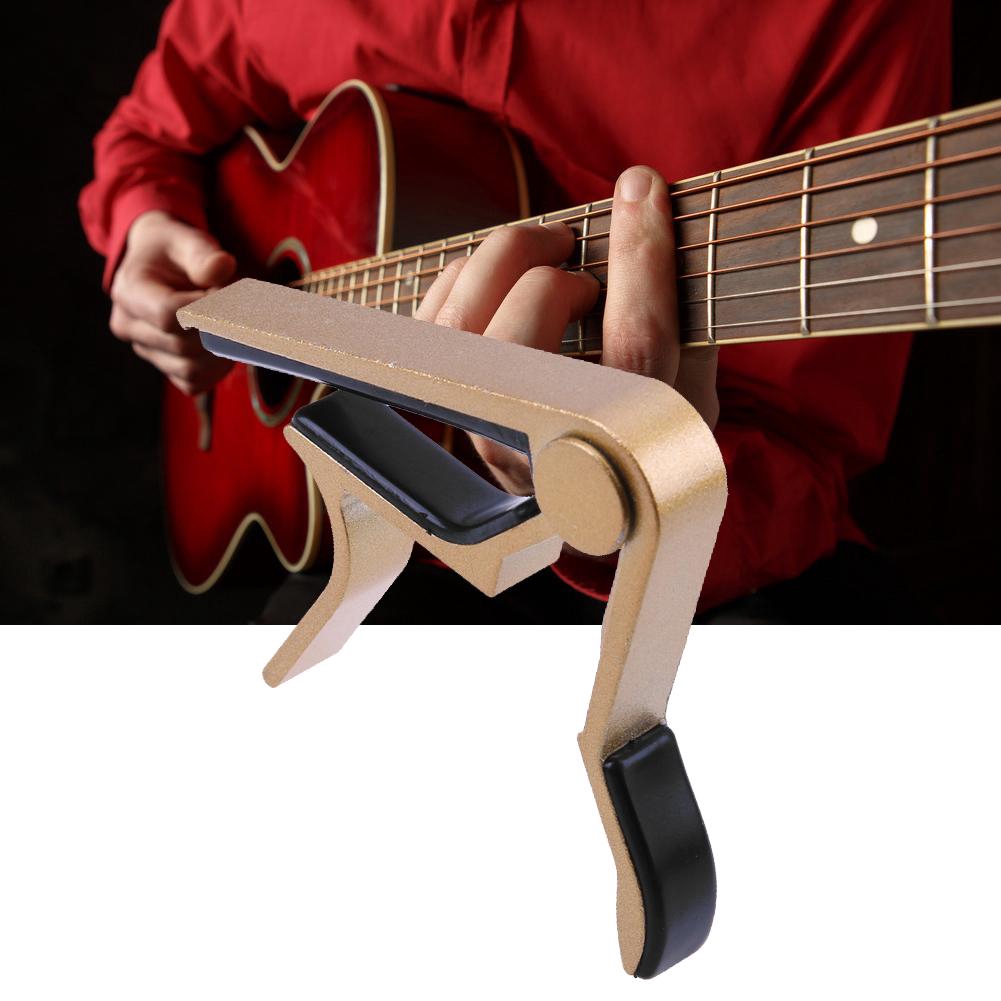 Alloy Tune Clamp Key Trigger Capo for Acoustic Electric Guitar