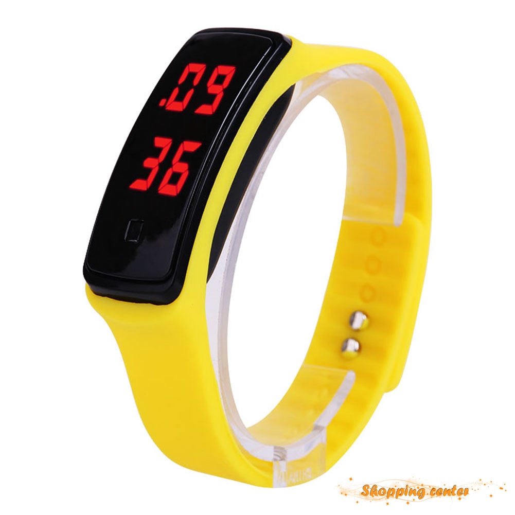Đồng Hồ Điện Tử Cảm Ứng Màn Hình Led Dây Cao Su Chống Nước Thời Trang | BigBuy360 - bigbuy360.vn