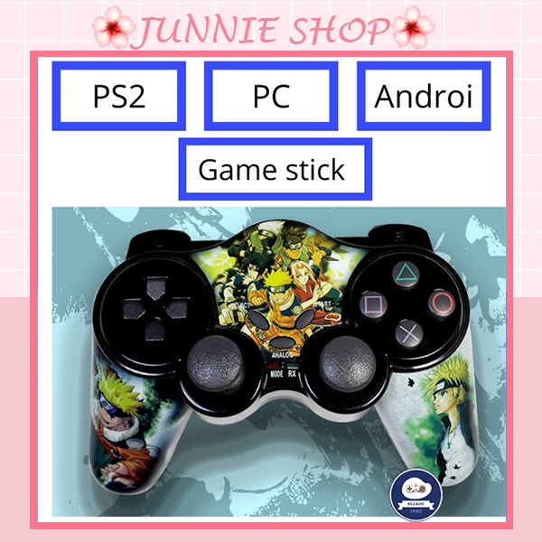 Tay cầm điều khiển không dây cho máy chơi game PS2 game stick máy tính androi ps1 (1 đôi 2 chiếc) MG