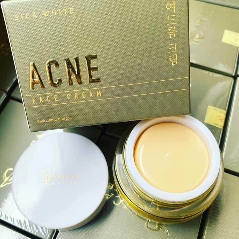 FACE ACNE CREAM ( KEM MỤN SICA WHITE)