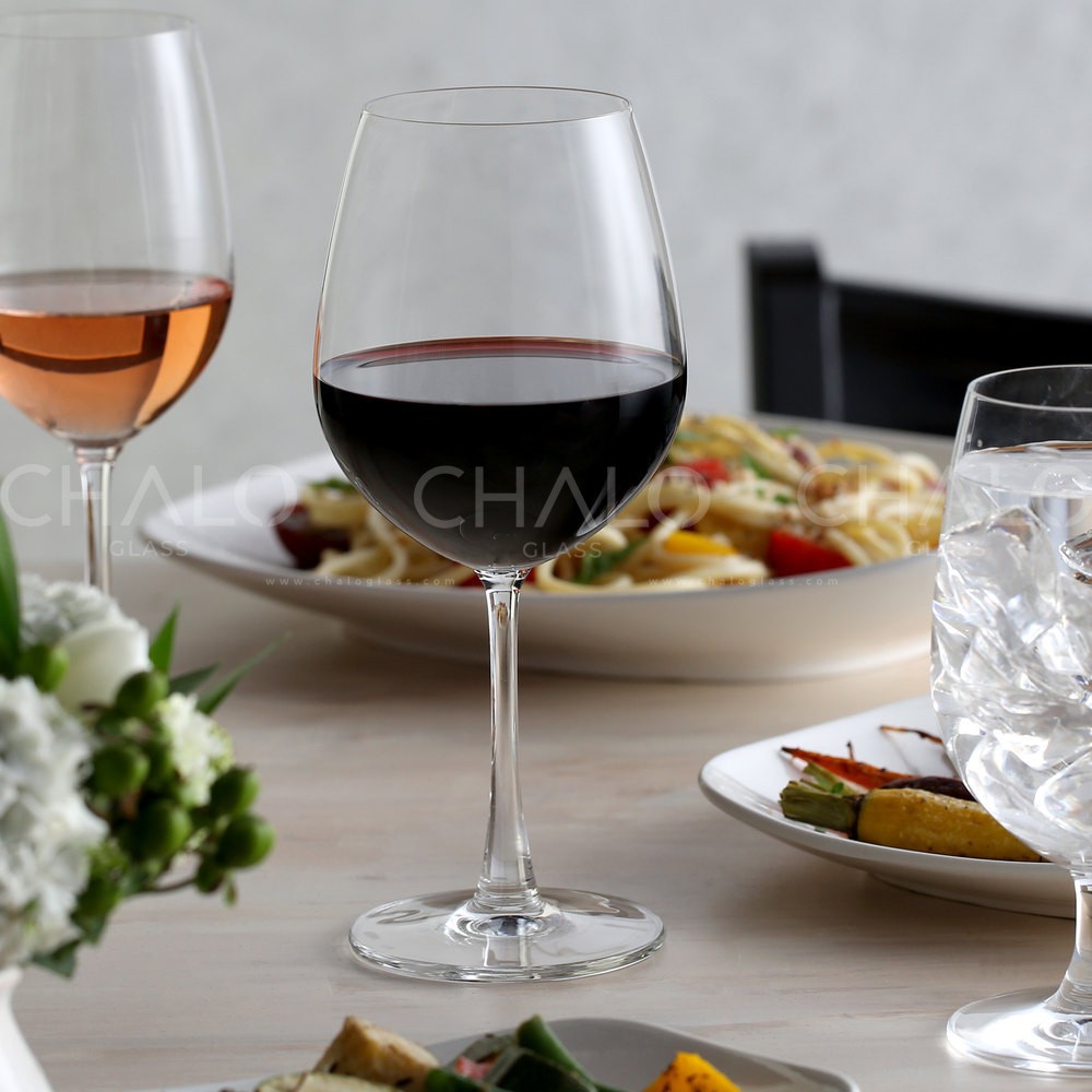 Bộ 6 ly rượu vang thủy tinh thái lan uống vang đỏ Ocean Madison Bordeaux - 600ml - 15A21