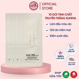 Combo 10 gói tinh chất truyền trắng Losec Summa Elixir Lumiere Ampoule Sum date 2025