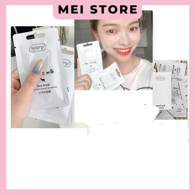 Mặt Nạ Ngủ Sữa Dê Feotznw Làm Sáng Da Goat’s Milk Face Mask Dạng Gói 7ml