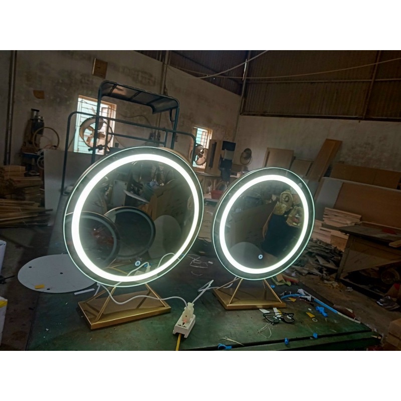 Gương led treo tường d50