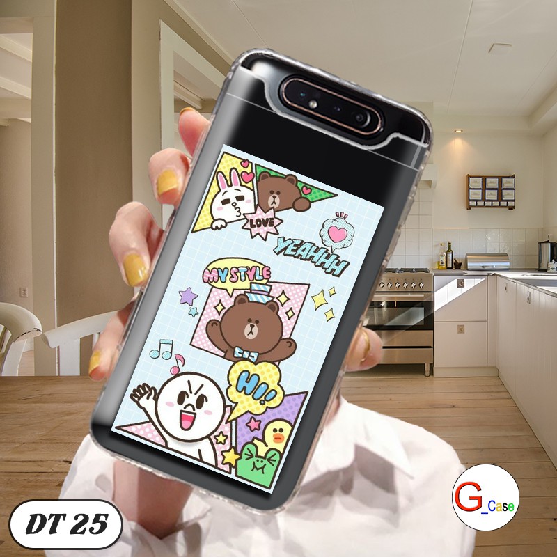 Ốp lưng SAMSUNG GALAXY A80 dẻo trong in hình