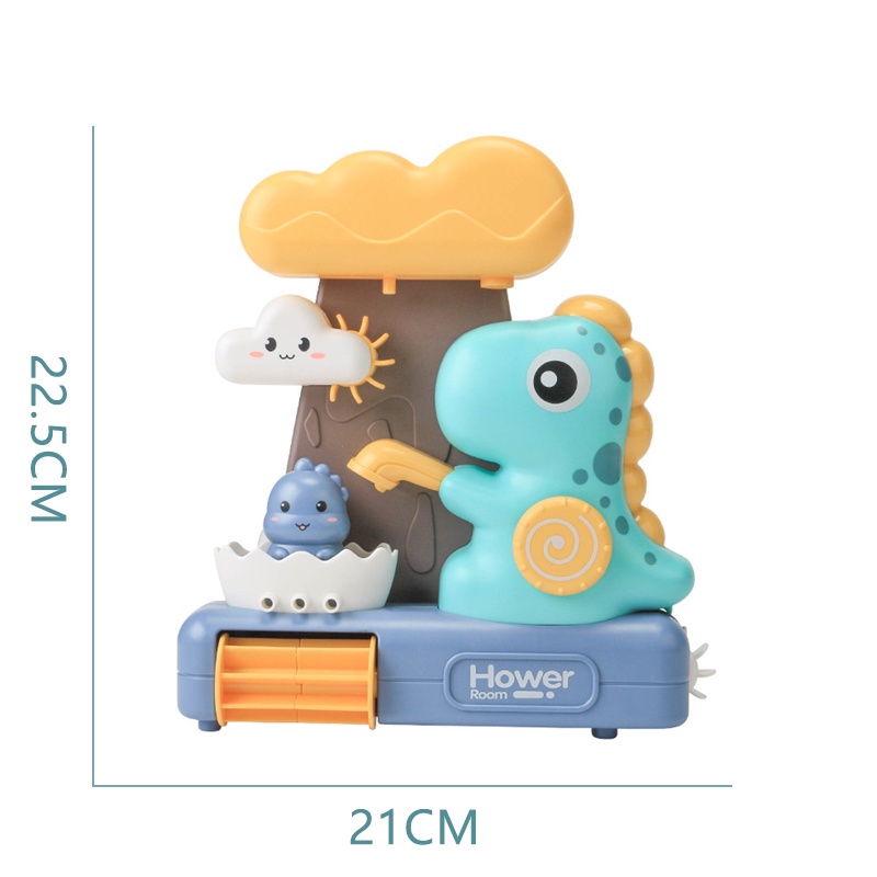 Đồ Chơi Khủng Long Phun Nước Nhà Tắm Dễ Thương Cho Bé