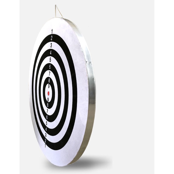 Bảng phi tiêu gỗ 02 MẶT 18 inches, CHỮ SẮT cao cấp đúng chuẩn