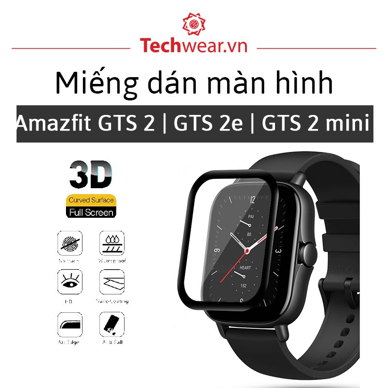 dán màn hình 3D full viền TPU cho Huami Amazfit GTS | GTS 2 | 2e | GT2 Mini [ HÀNG CHẤT LƯỢNG]