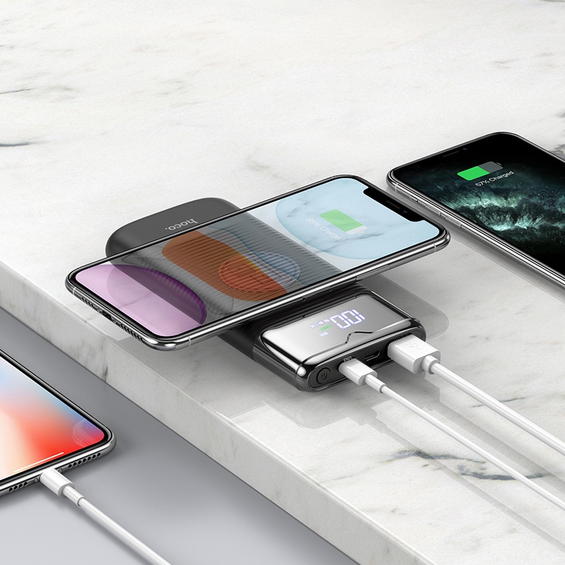 Pin sạc dự phòng Hoco j63 pd20w +qc3.0 10000 mah thích hợp cho 11 12 se samsung oppo