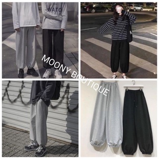 Quần Jogger Nỉ Trơn Unisex 2 Màu