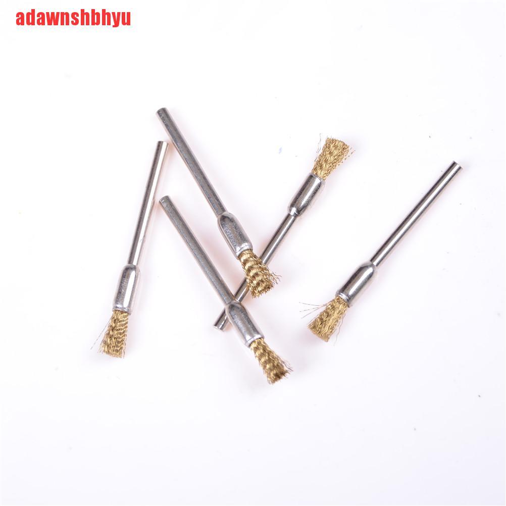 Bộ 5 Bàn Chải Sợi Đồng 3mm * 5mm Làm Sạch Bánh Xe