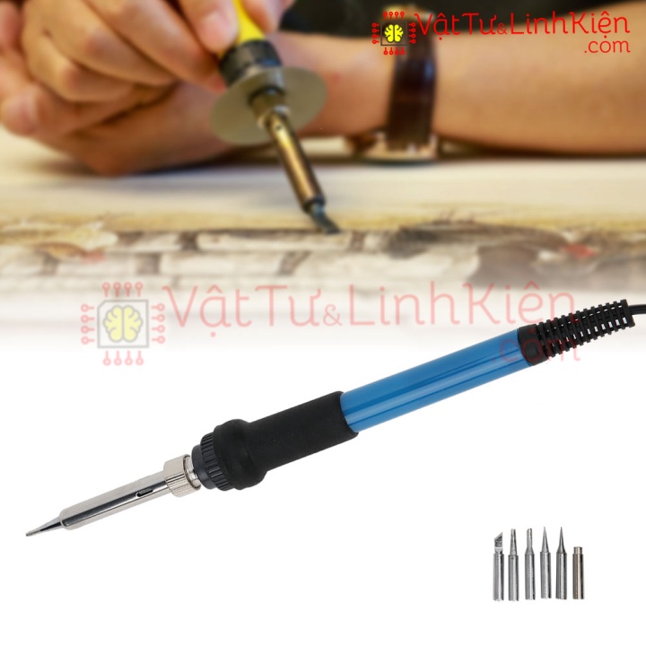 Bộ Mỏ Hàn Điện Bút Đốt Gỗ Dụng Cụ Khắc Khắc Khắc Nung 60W