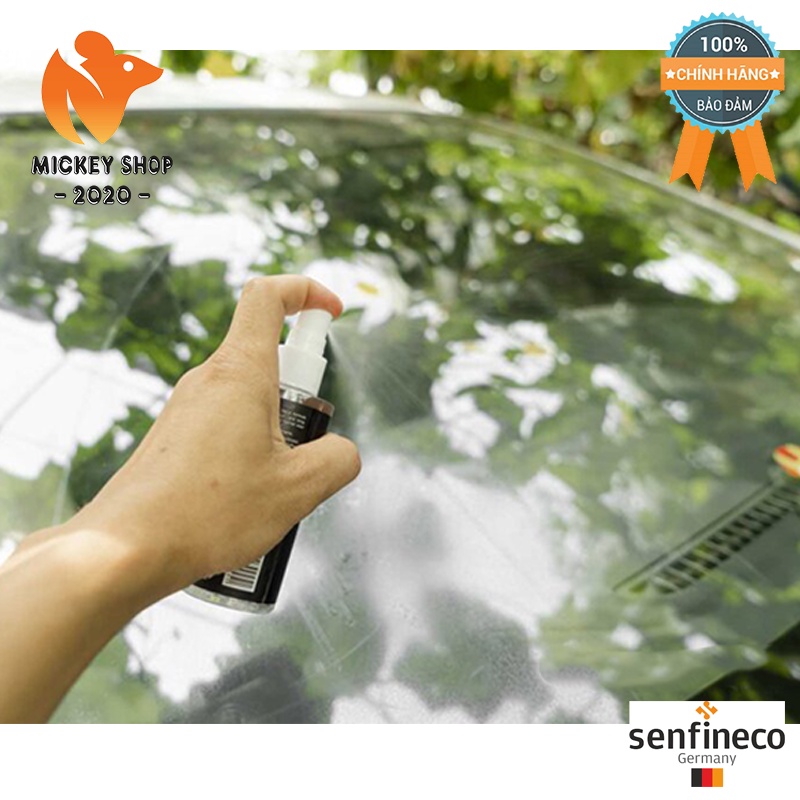 Chai Xịt Phủ Nano Chống Nước Kính Senfineco Glass Water Repellent 100ml - Senfineco 9945