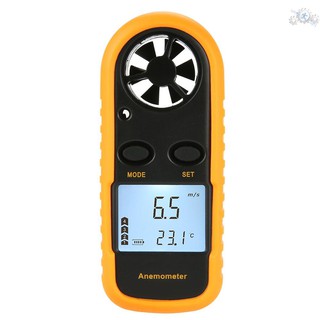 Máy đo tốc độ gió kỹ thuật số với màn hình lcd tiện dụng