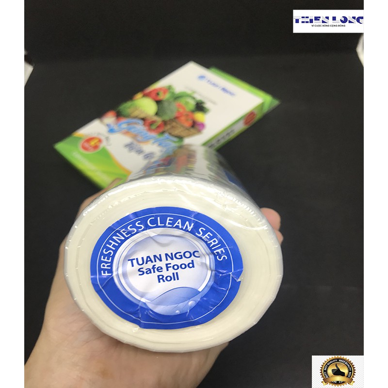 Túi nilong đựng thực phẩm Túi cuộn siêu thị - Tiện lợi, an toàn sức khỏe (0.5kg)