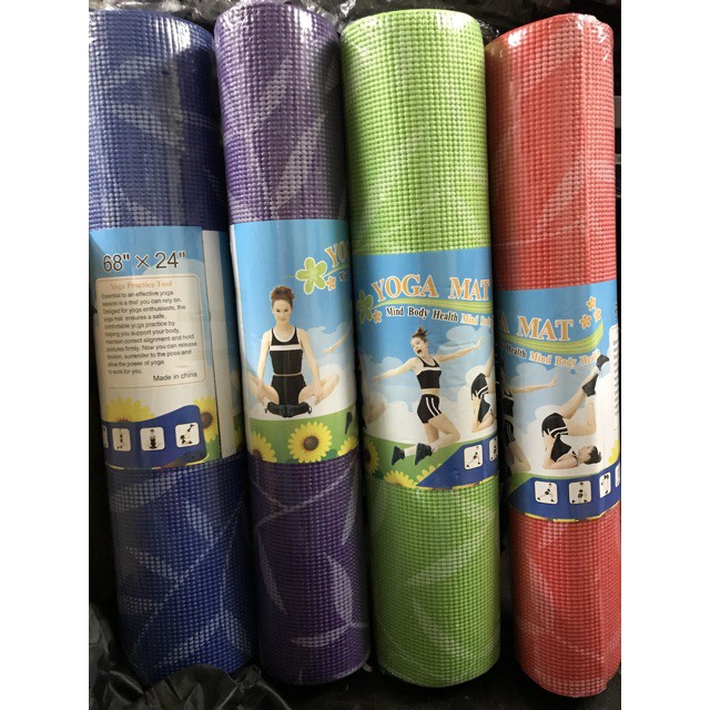 Thảm Tập Yoga PVC PROCARE dày 6cm tặng kèm túi đựng cao cấp 50k