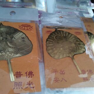 10 Thẻ vàng bình an lá bồ đề
