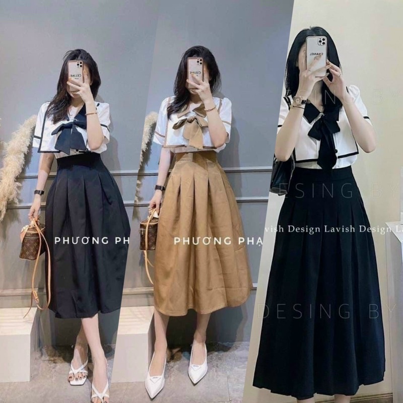 Sét Bộ Thủy Thủ Bigsize Quỳnh Anh 55kg Đến 100kg (M/L/XL/XXL)