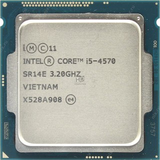 Bộ vi xử lý CPU i5 4570 Socket 1150 bảo hành 03 tháng tặng keo tản nhiệt