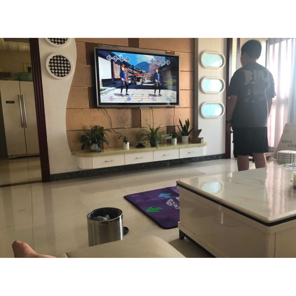 Thảm game cao cấp cổng HDMI kèm các phụ kiện đầy đủ: nhảy audition, yoga, chạy bộ....