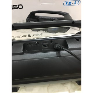 Loa Bluetoooth Kimiso [KM-S1- S2 ] Tặng kèm 1 mic hát