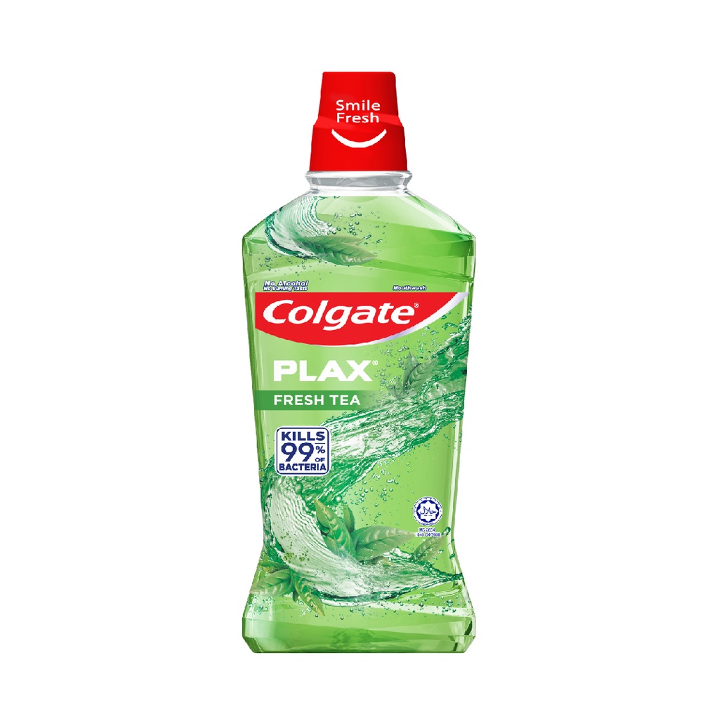 Bộ 3 Nước súc miệng Colgate diệt 99% vi khuẩn Plax trà xanh 250ml