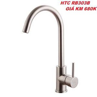 Voi rửa bát nóng lạnh inox HTC RB 303 B