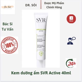 Kem dưỡng svr sebiaclear active gel 40ml dưỡng ẩm kiềm dầu giảm mụn