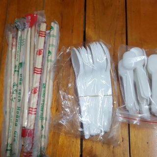 Set 10 chiếc thìa nhựa dùng 1 lần