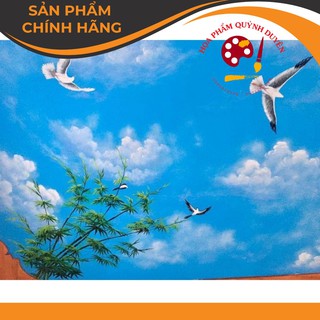 ⚡⚡ sơn xanh vẽ trần mây nghệ thuật 1kg