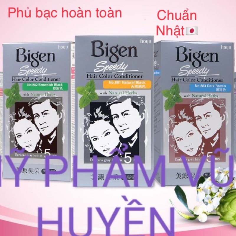 NHUỘM TÓC PHỦ BẠC BIGEN- NHẬT