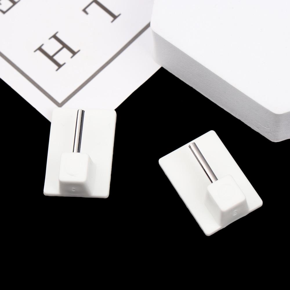 Set 4 Móc Treo Rèm Nhà Tắm Bằng PVC Tiện Dụng Giá Đỡ