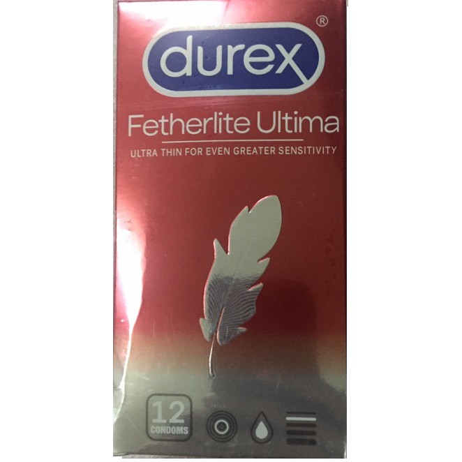 ( COMBO 3 HỘP ) Bao cao su Durex Fetherlite hộp 12 bao [ che tên sản phẩm khi giao tuyệt đối bí mật ]