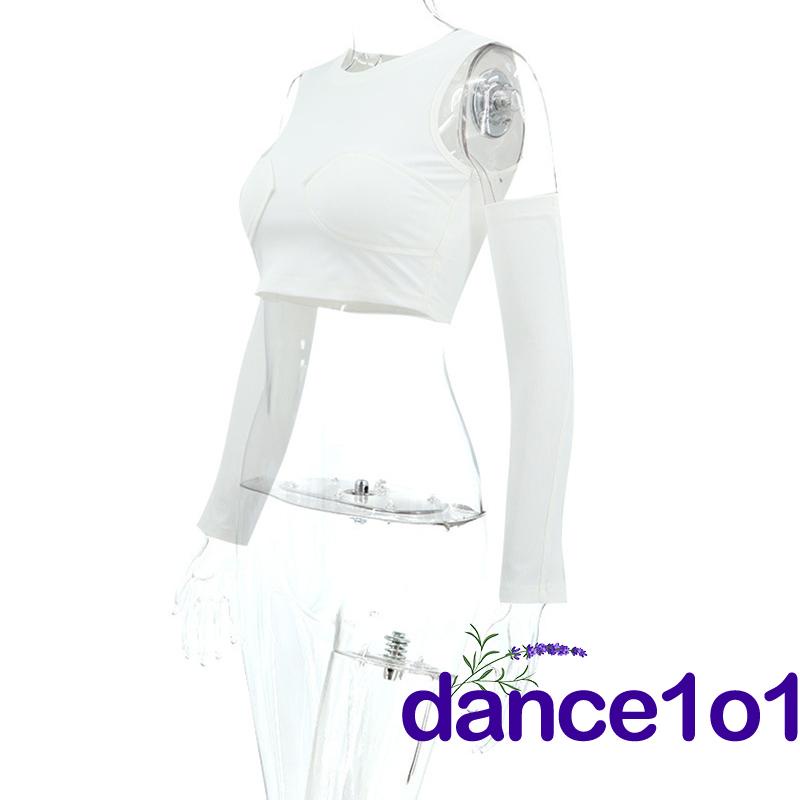 Áo Croptop Sát Nách Màu Trơn Khiêu Vũ1O1- Thời Trang Nữ