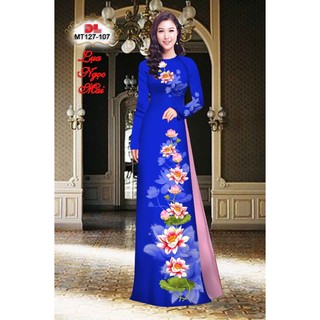 Vải áo dài in hoa