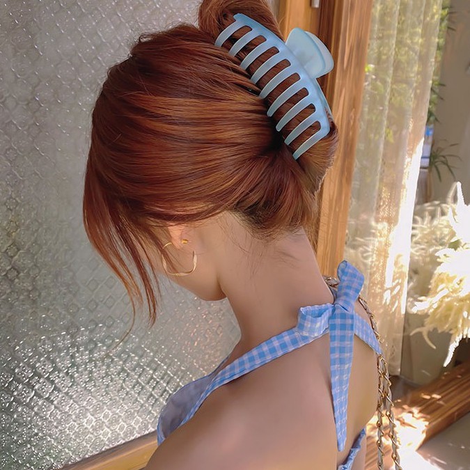 Kẹp tóc bằng resin acrylic đơn giản phong cách thời trang Hàn Quốc