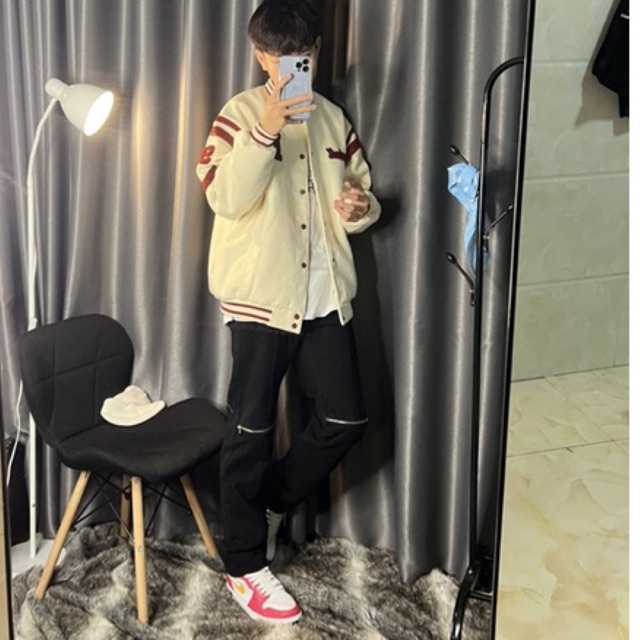 Áo khoác nỉ BC màu be