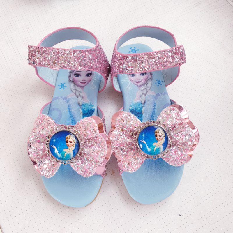 Giày sandal công chúa Elsa cho bé gái 3-8 tuổi đi học đi chơi