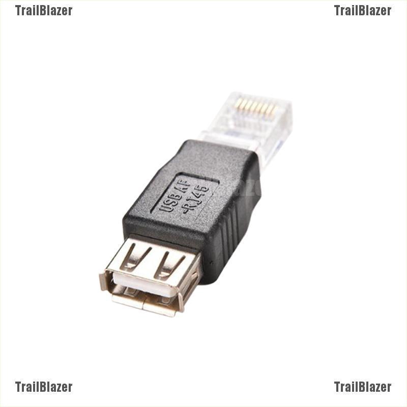 Set 2 bộ nối chuyển đổi cổng Ethernet RJ45 đầu đực sang USB đầu cái | BigBuy360 - bigbuy360.vn