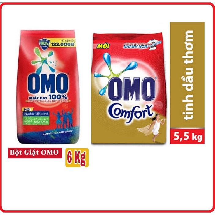 Bột giặt OMo 6kg/5.5kg