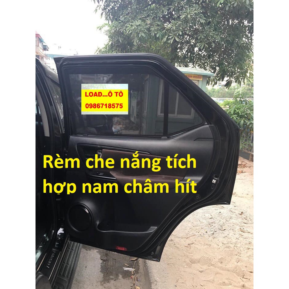 Rèm Che Nắng Nam Châm Toyota Fortuner 2015-2022 Load Ô Tô Cao Cấp