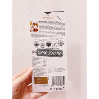 Socola Lindt Excellence các vị thanh 100g
