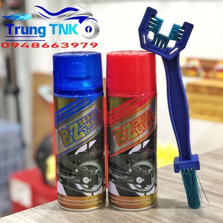 Vệ sinh sên,bôi trơn sên BZ kèm bàn chải.