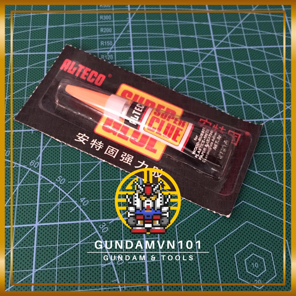 KEO ALTECO ĐEN SUPER STRONG (BẢN TRUNG) - Keo dán đa năng (da, sứ, nhựa, kim loại...) siêu dính chắc