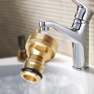 Đầu nối vòi ống nước gồm đầu cắm và ổ cắm chất liệu đồng thau kích thước 23mm